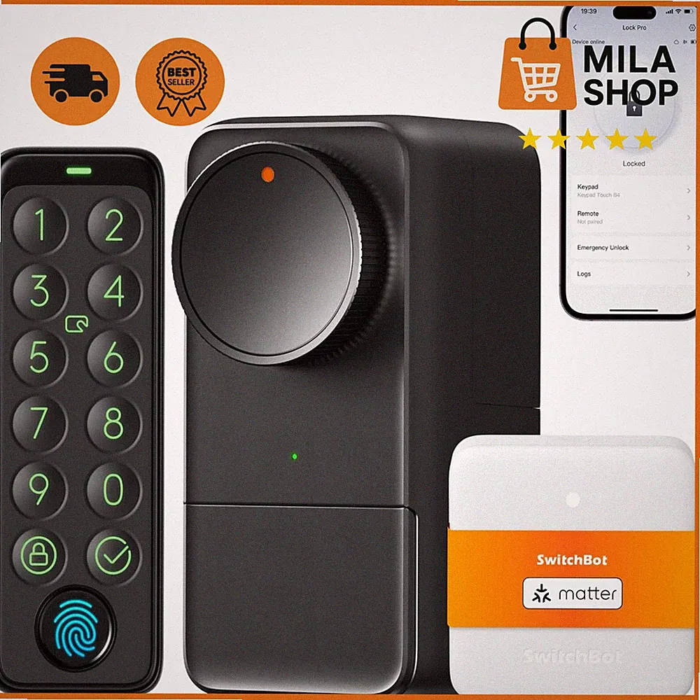 Smart Lock Pro Touchscreen Türschloss Fingerprint Alexa Google Smart Home