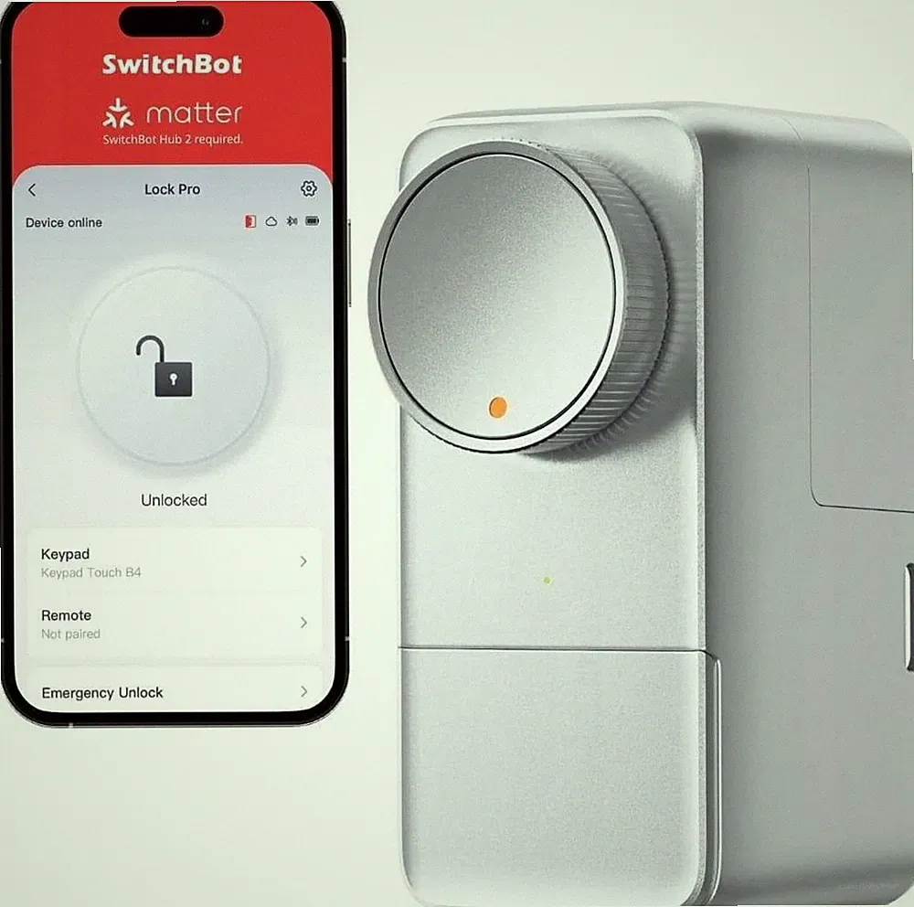 Smart SwitchBot Lock Pro – Kompaktes, intelligentes Türschloss