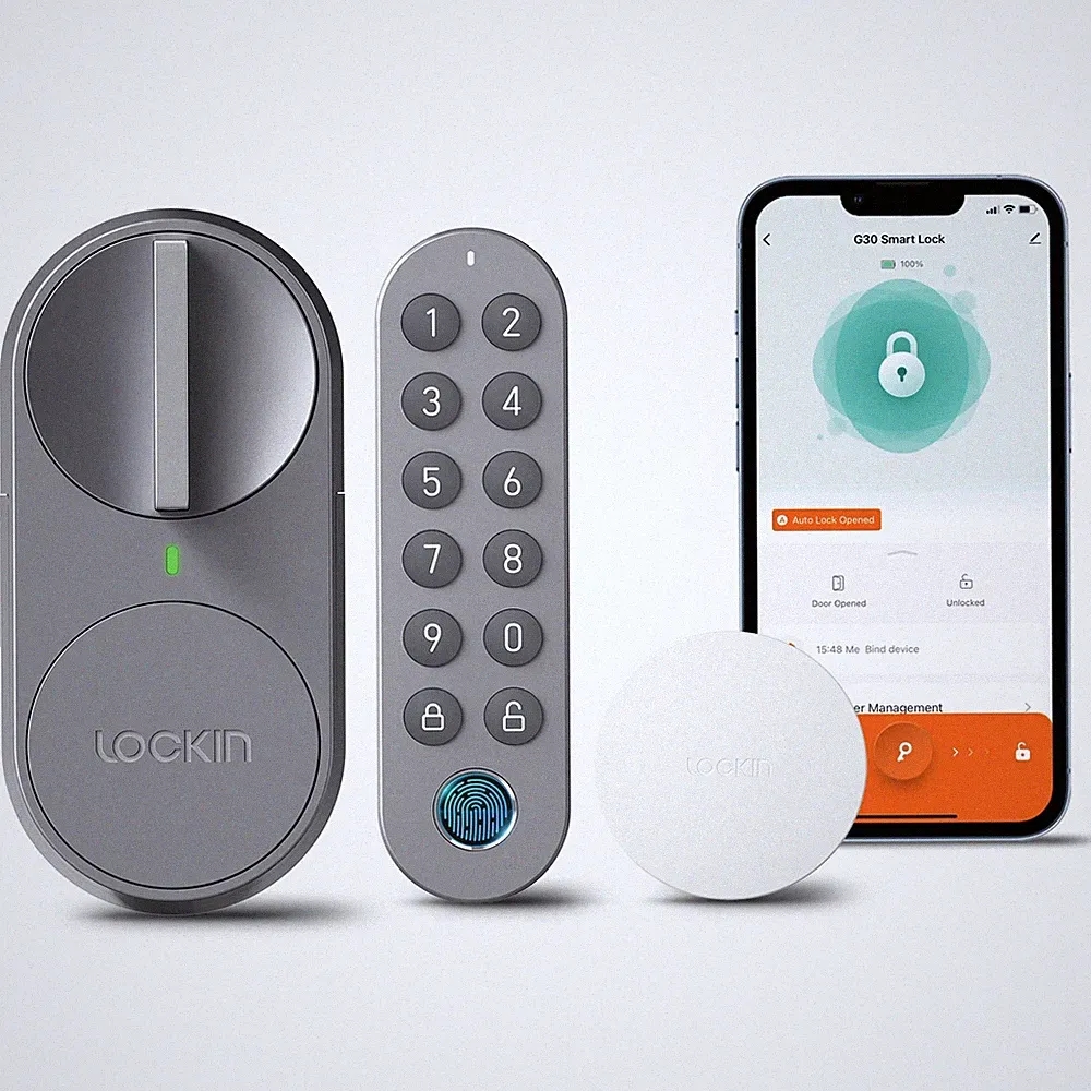 Smartes Türschloss G30 mit Keypad Pro, WLAN & AppSteuerung, AutoLock, Alexa &...