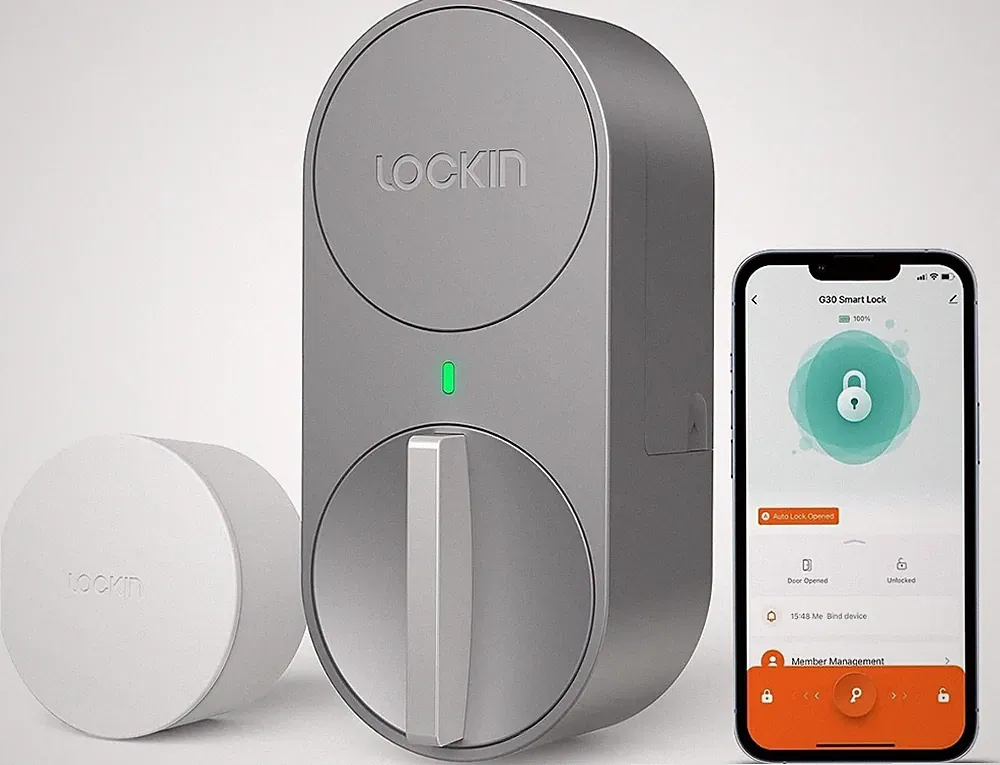 Smartes Türschloss WLAN Bluetooth Auto-Lock Alexa App Steuerung Keyless Entry