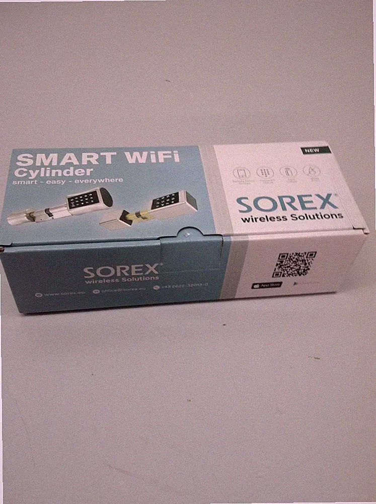 SOREX SMART WIFI Zylinder Türschloss - Öffnung per Code, Chip & Smartphone! Neu!