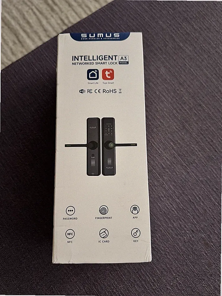 Sumus Intelligent A3 Smart Lock – Elektronisches Türschloss Neu & OVP (Schwarz)