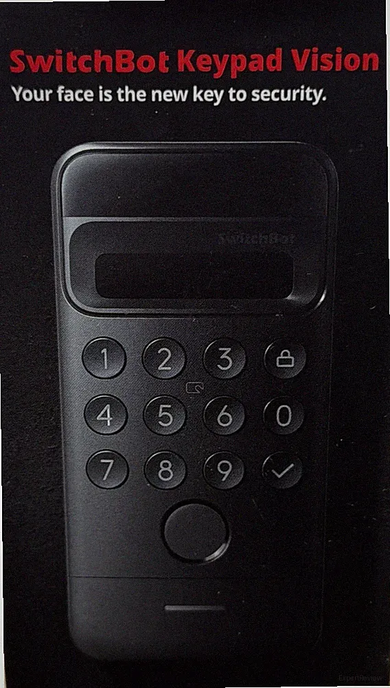 SwitchBot Keypad Vision mit 3D Gesichtserkennung für SwitchBot Smartes Türschlos