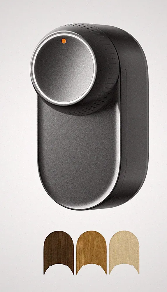 SwitchBot Lock Ultra Smart-Türschloss Schwarz/Silber, App, Alexa, Sticker x3