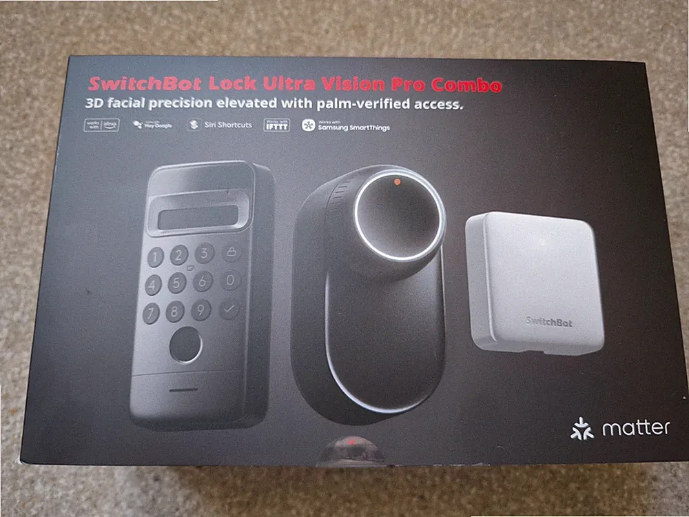 SwitchBot Smart Lock 2 WLAN + Keypad Vision Pro + Hub Mini | NEU & OVP