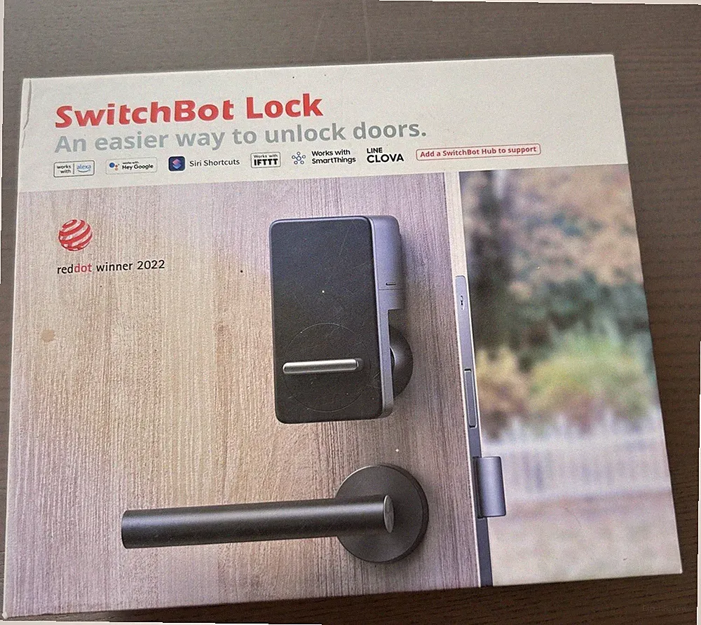 SwitchBot Smart Lock Intelligentes Bluetooth-Türschloss Schwarz