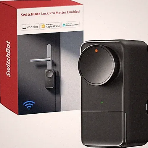 SwitchBot Smart Lock Pro WLAN, elektronisches Türschloss mit Akku, Matter kompat