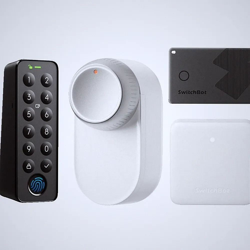 SWITCHBOT Smart-Lock-System Ultra Bundle weiß Elektronisches Türschloss Weiß
