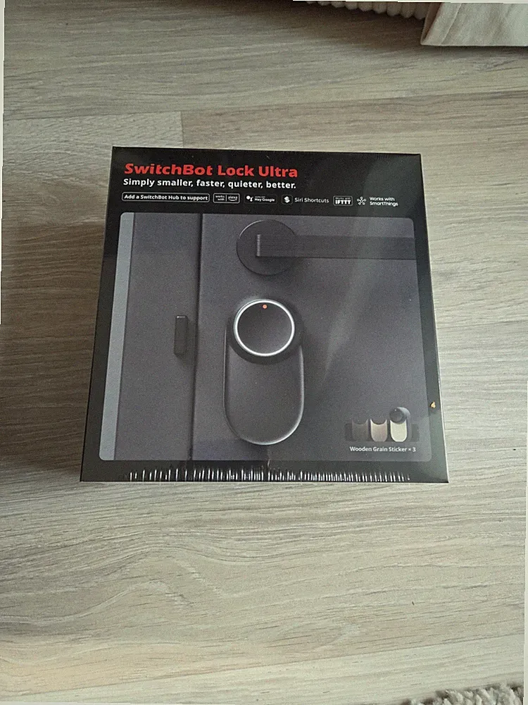 SwitchBot Smart Lock Ultra in Schwarz - elektronisches Türschloss | Neu & OVP