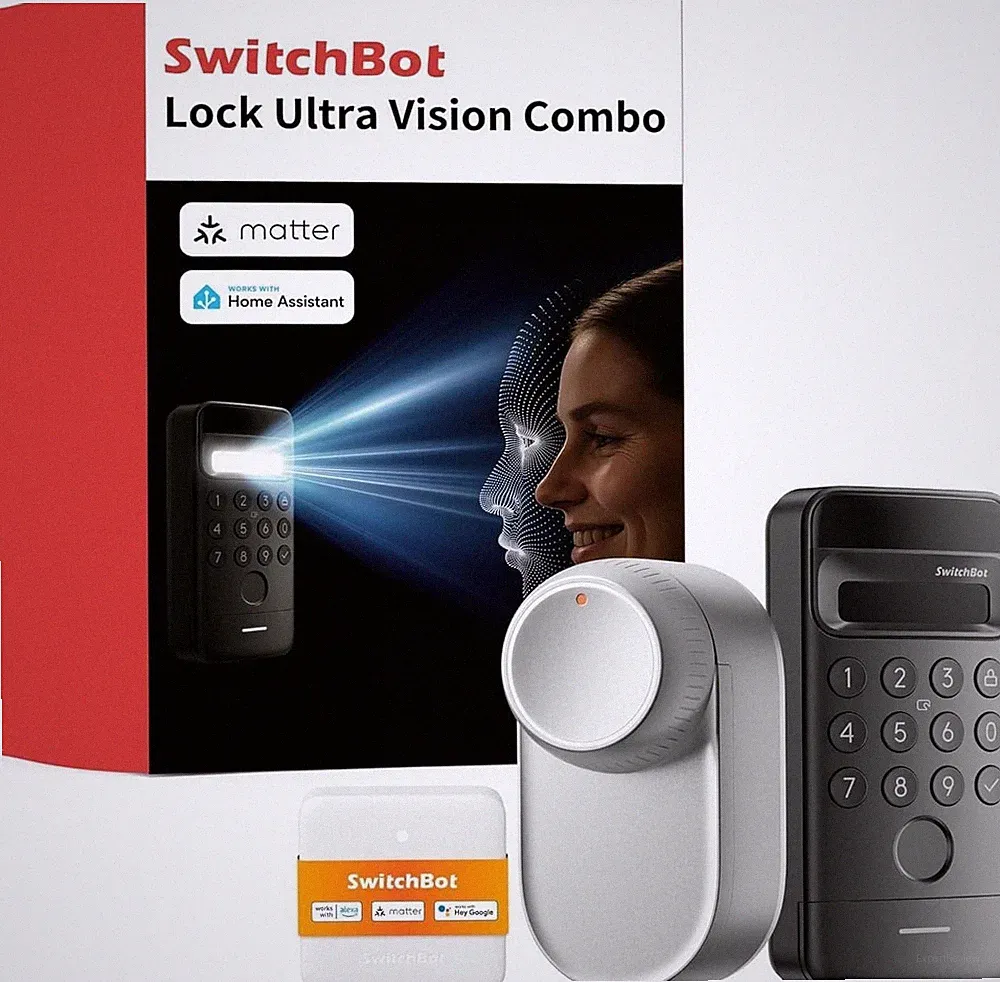 SwitchBot Ultra Vision Bundle- Smart Lock Ultra + Hub Mini Matter #31992607