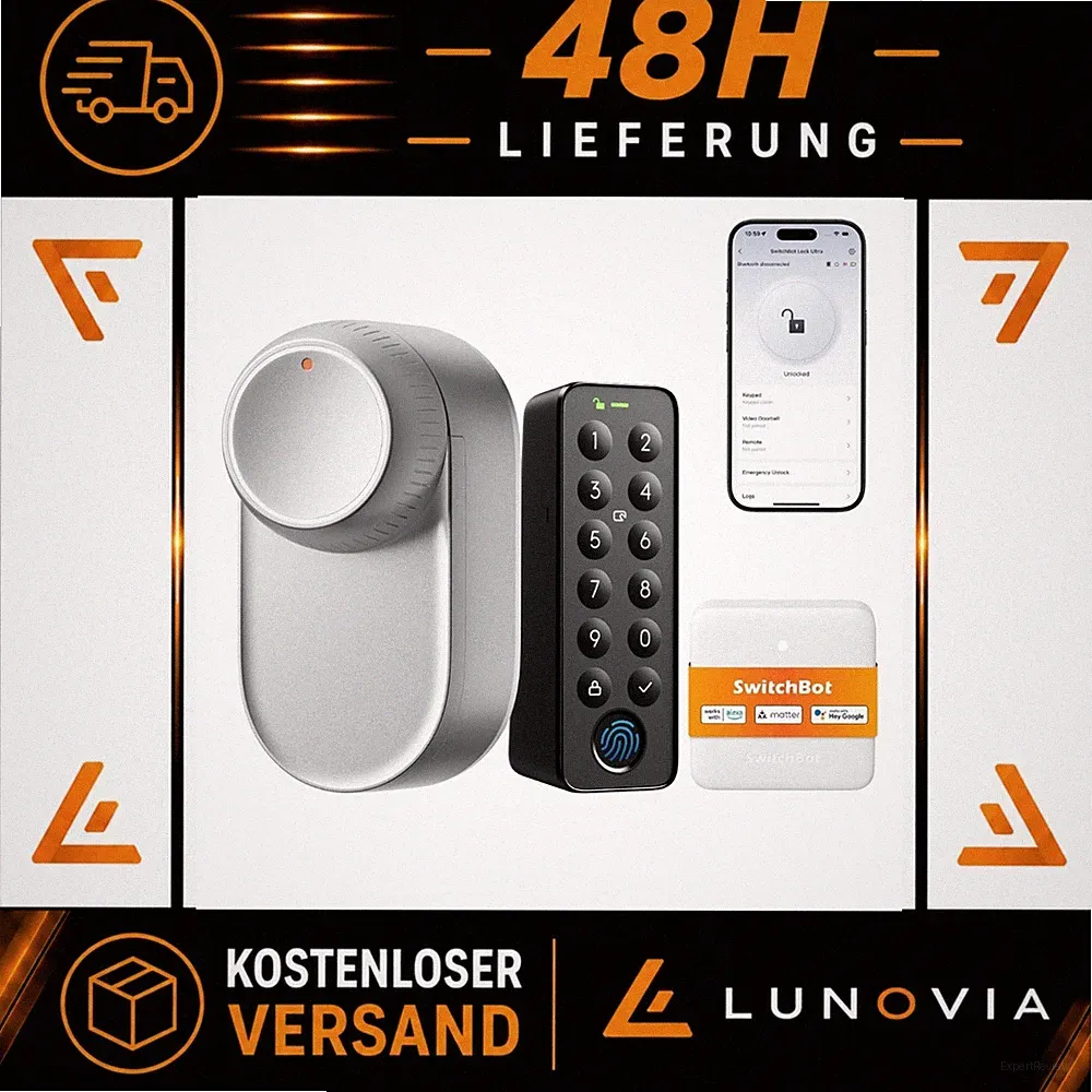 SwitchBot WLAN Smart Lock Ultra mit Touchscreen-Tastatur