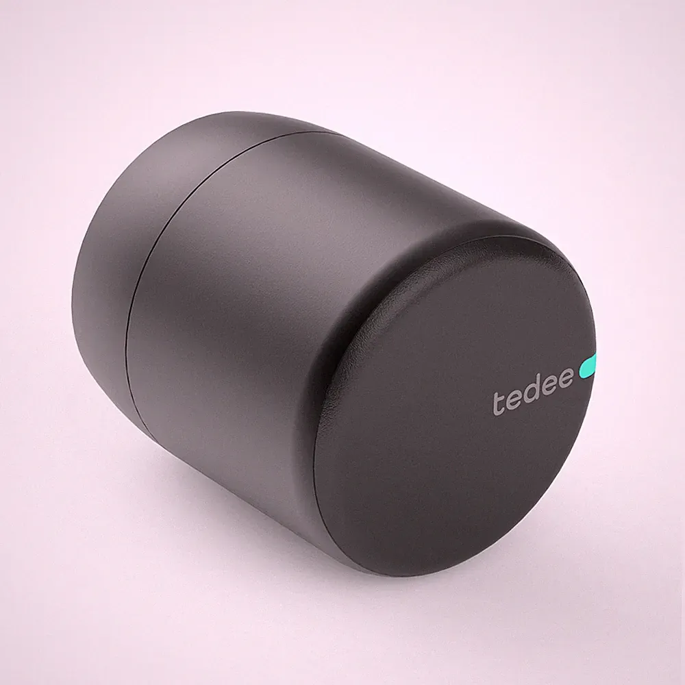 tedee PRO - elektronisches Türschloss in schwarz - smartes Schloss - Bluetooth