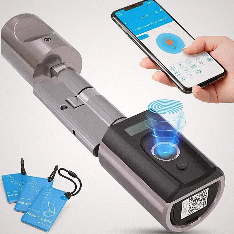 Touch41 Türschloss Elektronisch Fingerabdruck App RFID 50-100mm Haustür