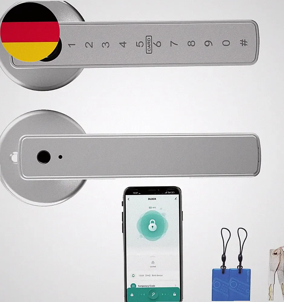 Türschloss Mit Fingerabdruck,Fingerabdruck Schloss Haustür,Smart Home Türschloss