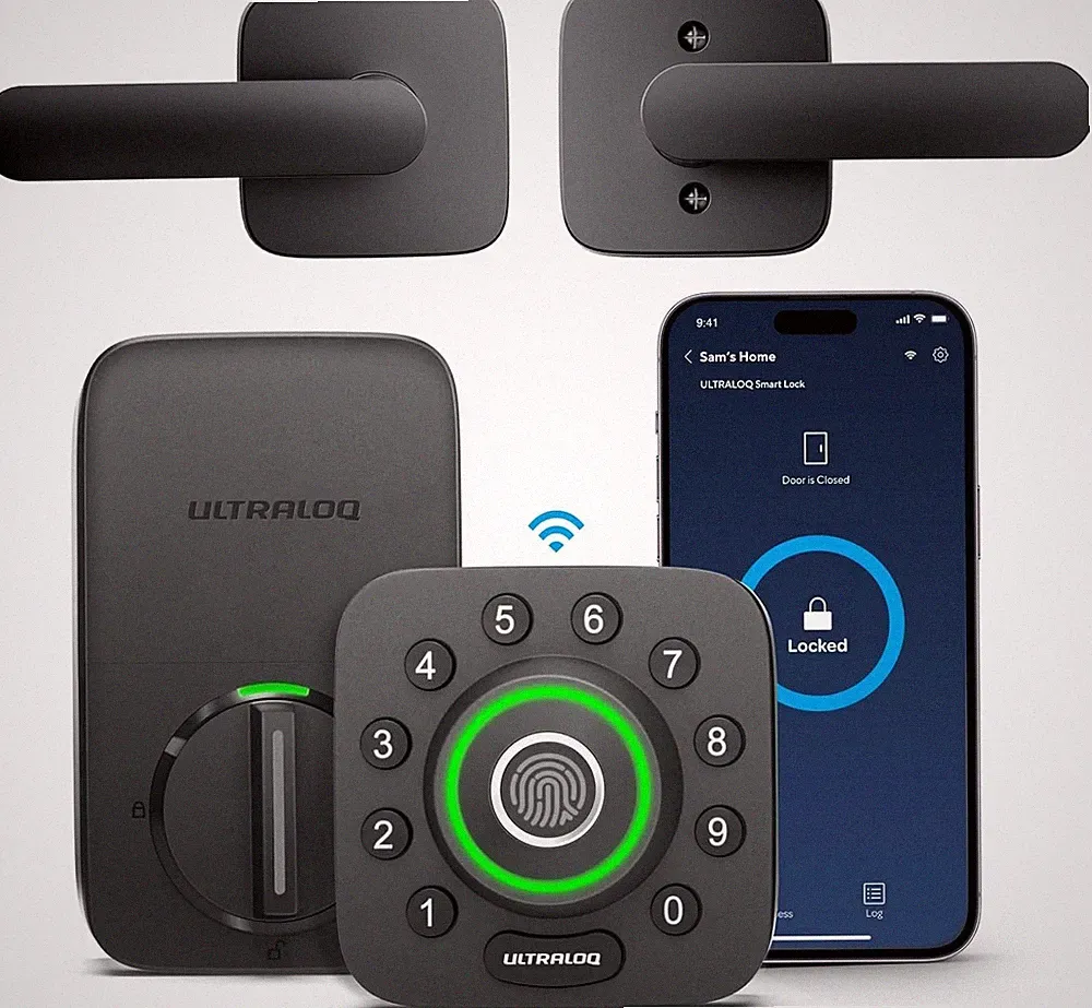 ULTRALOQ U-Bolt Pro WiFi Smart Lock, 8-in-1 Keyless Entry Türschloss NEU versiegelt