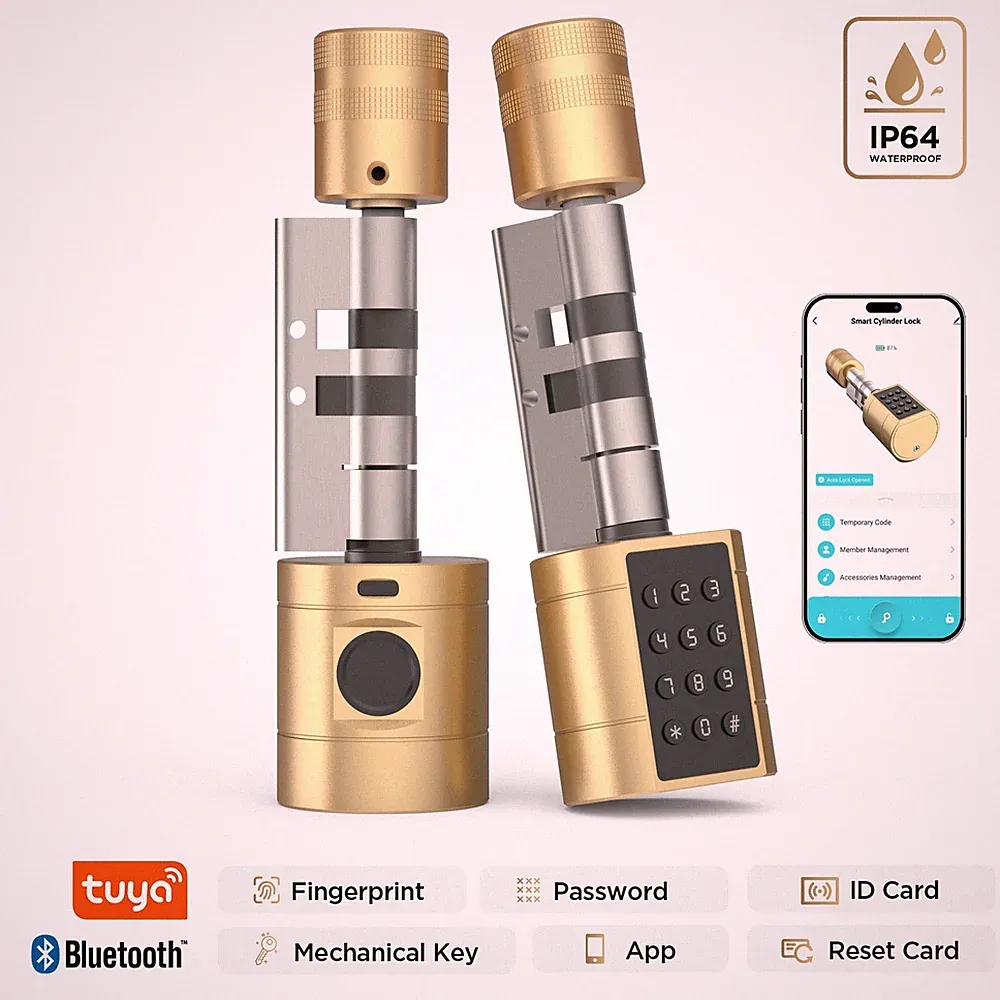 Viladepot Smart Lock Zylinder Fingerabdruck App Steuerung Passcode ID Karte