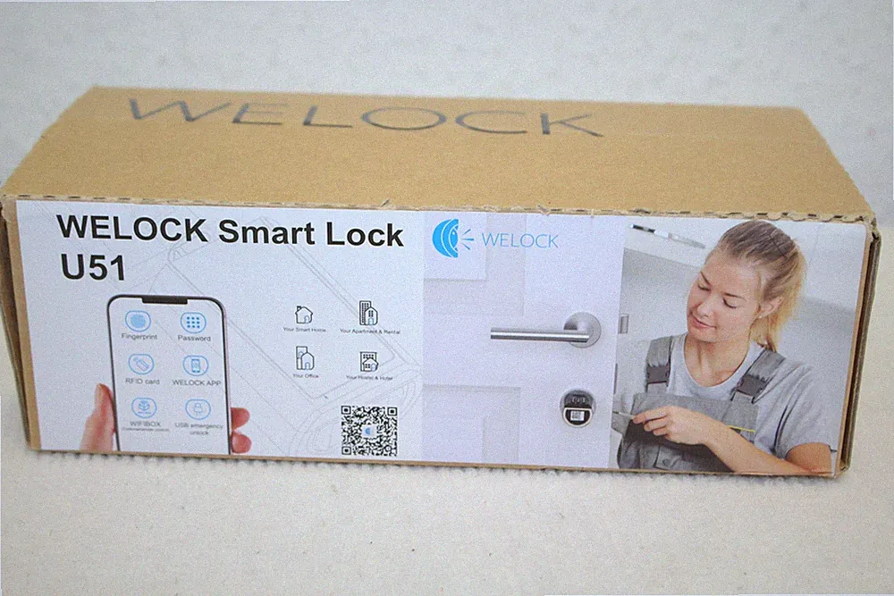WELOCK Smart Lock Zylinder ToucA51 Fingerprint Türschloss Mit Tastatur Neu MwSt