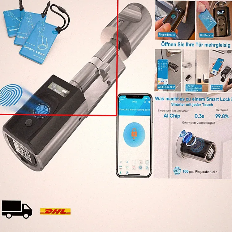 WELOCK Touch41 Türschloss Fingerabdruck Elektronisches Türöffner