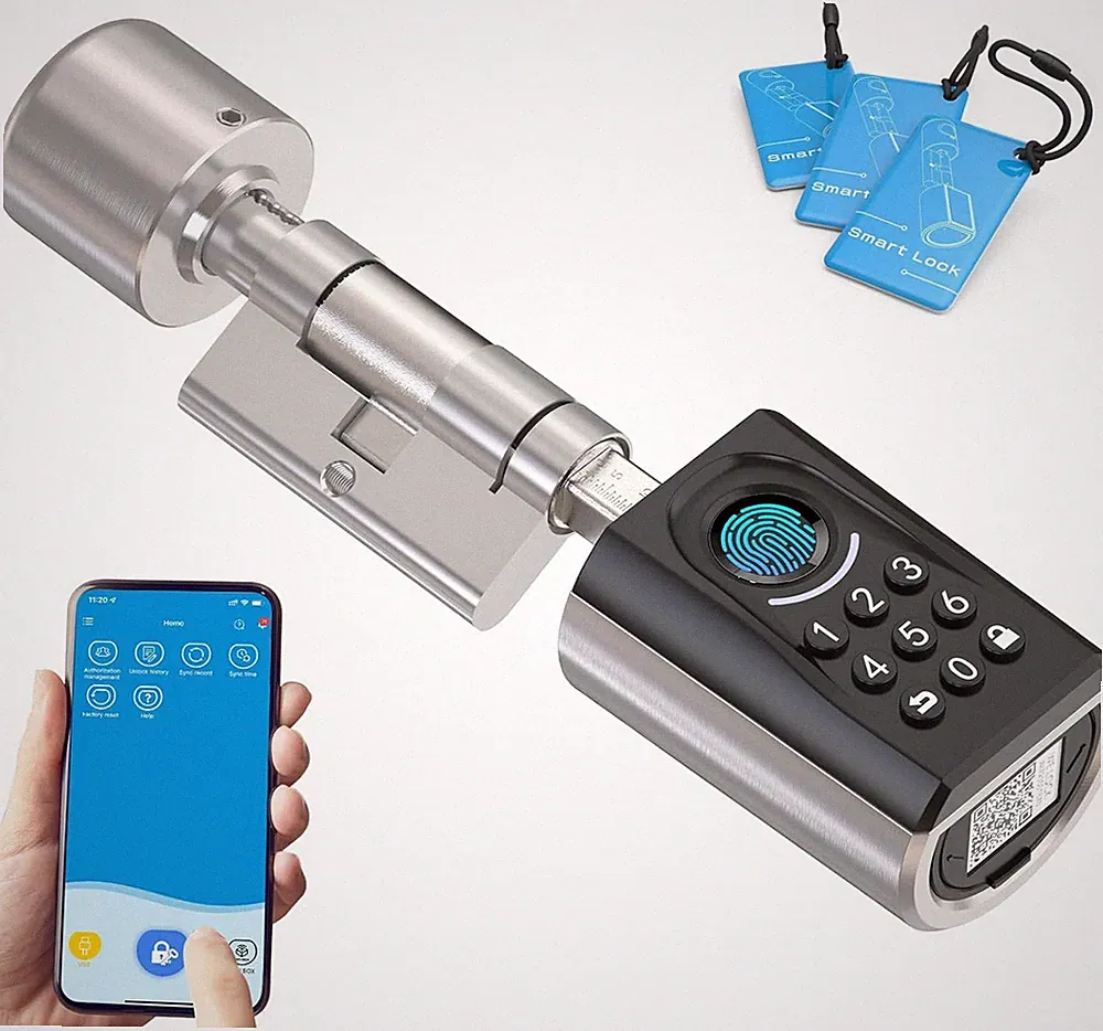 WELOCK Türschloss Fingerabdruck Touca51,Elektronisches Türschloss Code,Mit RFID
