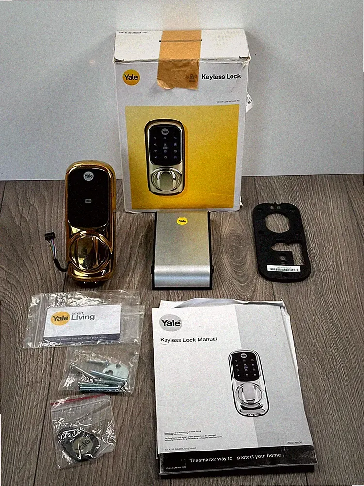 Yale Keyless Connected Ready Smart Türschloss Messing poliert - Beschreibung lesen