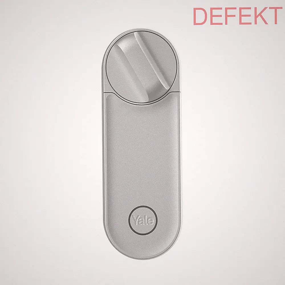 Yale Linus 2 Türschloss Smartlock Türschloss silber matt Metall BB DEFEKTWARE