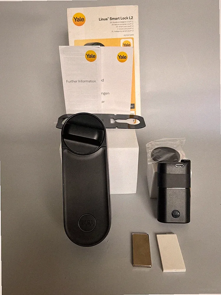 Yale Linus L2 Smart Lock WLAN Bluetooth Türschloss App Schwarz