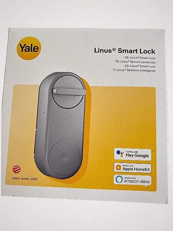Yale Linus Smart Lock ASL-06 Türschloss Smart Home Zubehör Silber