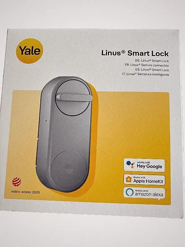 Yale Linus Smart Lock ASL-06 Türschloss Smart Home Zubehör Silber