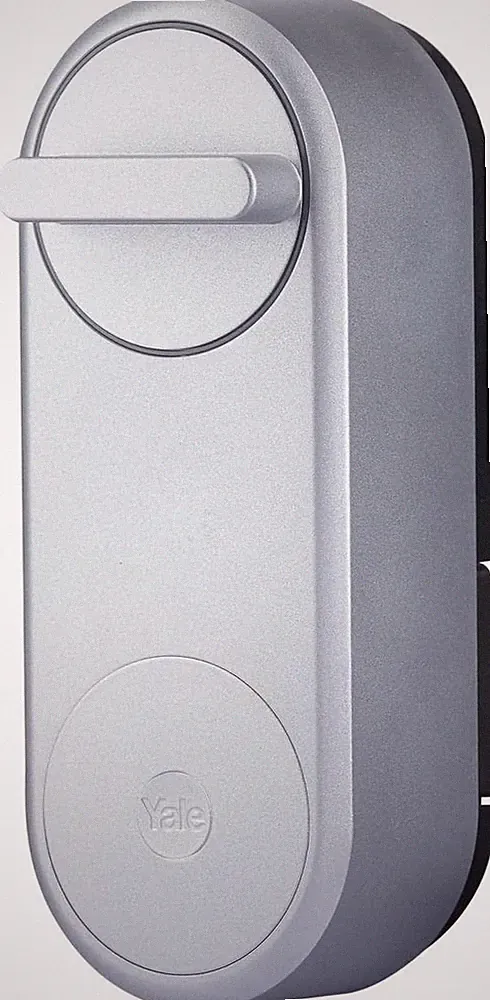 Yale Linus Smart Lock, Design-Türschloss, Schlüssellos, Silber