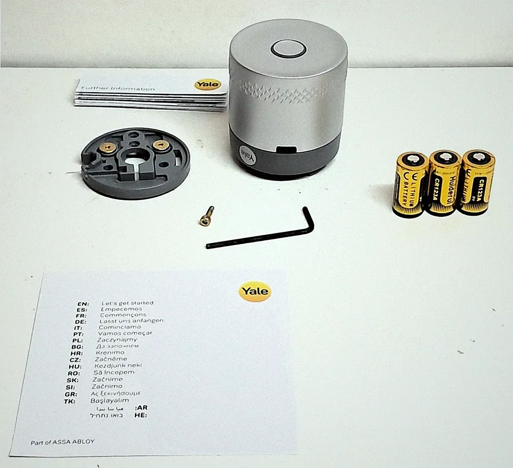 Yale - Linus Smart Lock L2 Lite - Silber - 05/109100/SI - Schlüsselloser Zugang