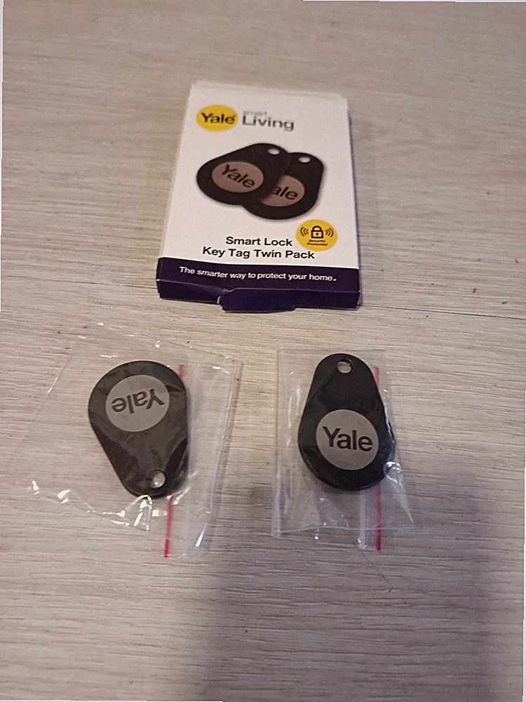 Yale P-YD-01-CON-RFIDT-BL Smart Türschloss Schlüsselschilder