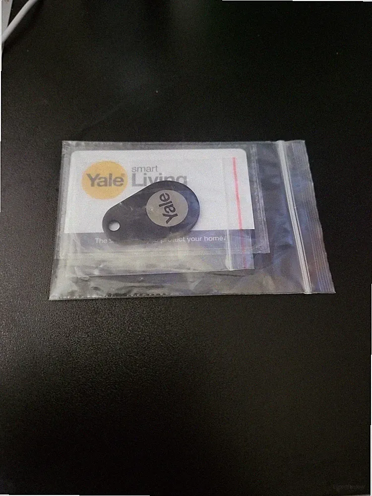 Yale P-YD-01-CON-RFIDT-BL Smart Türschloss Schlüsselschilder, schwarz und Schlüsselkarte