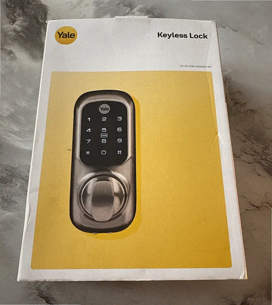 Yale Smart Türschloss schlüssellos Satin Nickel YD-01-CON-NOMOD-SN